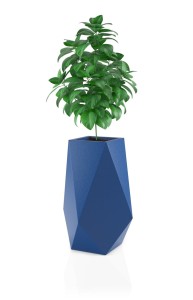 Donica Volcano niebieska + roślina.jpg