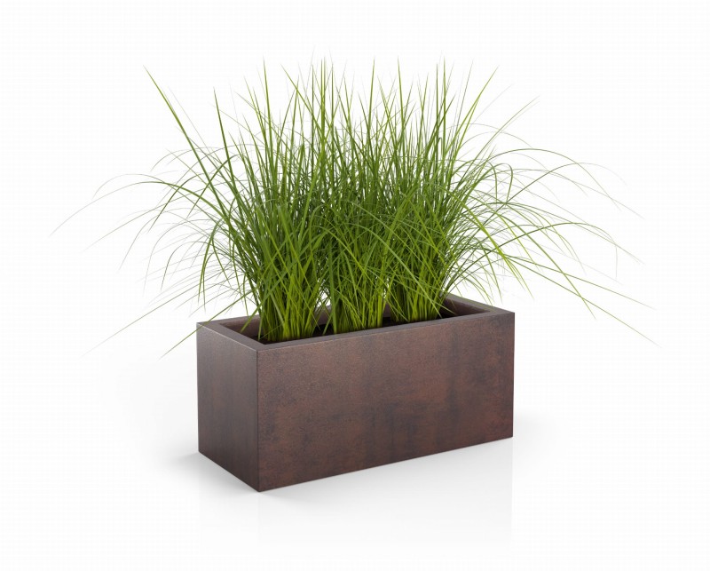 Podłużna prostokątna donica na taras Long