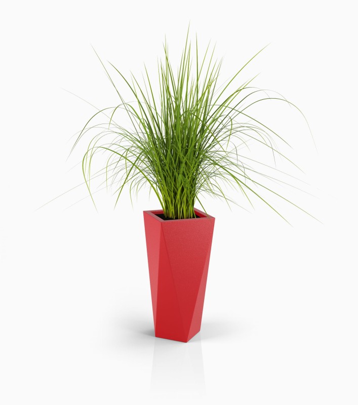 Donica Vaso 72h czerwona + roślina.jpg