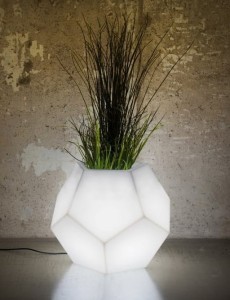 Donica Alma podświetlana LED żarówka RGB