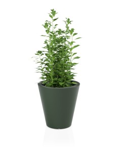 Okrągła klasyczna donica Ovo butelkowa zieleń pojedyncze dno 50 cm