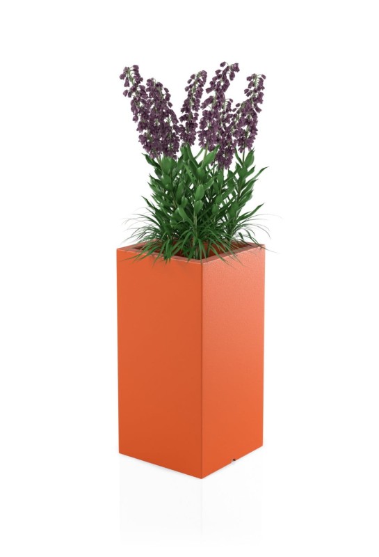 Donica Tower pot pomarańczowa + roślina.jpg