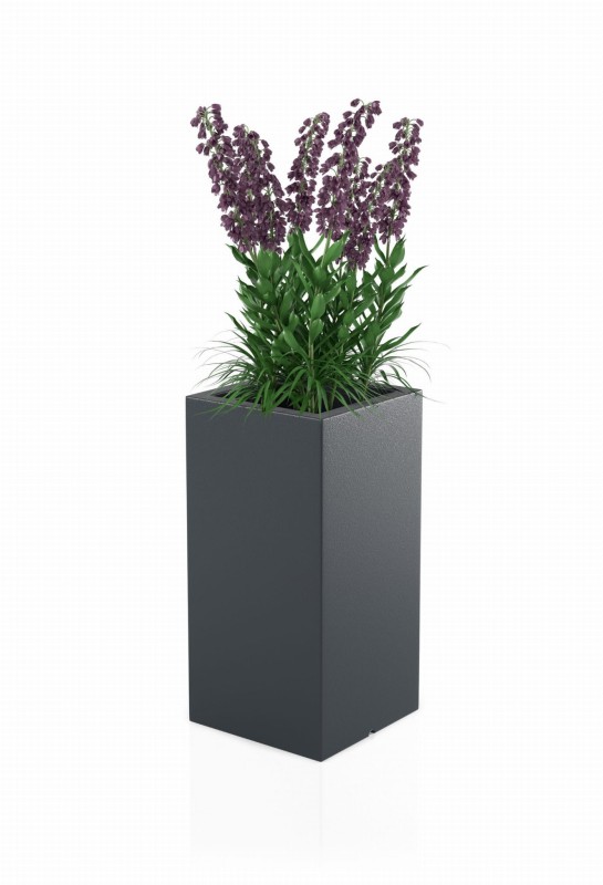 Wysoka donica tower pot Monumo antracyt.jpeg